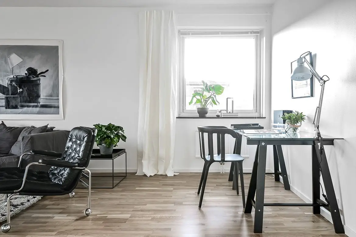 50 年代复古风家居，黑白演绎亲子空间-4