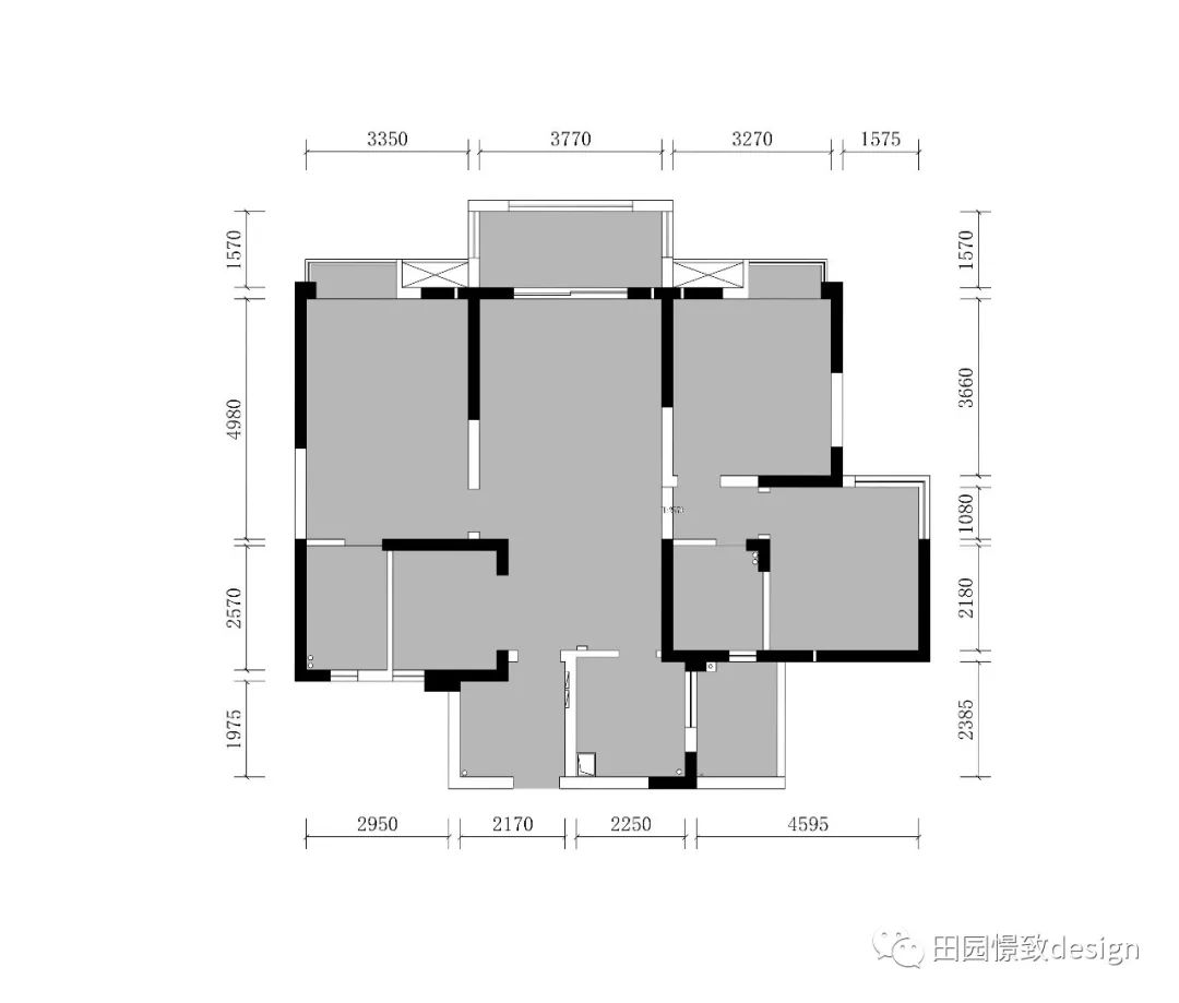 莫奈《鸢尾》的浪漫演绎——德阳香江华府 130 平米空间设计-23