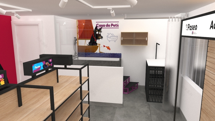 CASA DO PET´S 宠物商店和兽医诊所设计-13