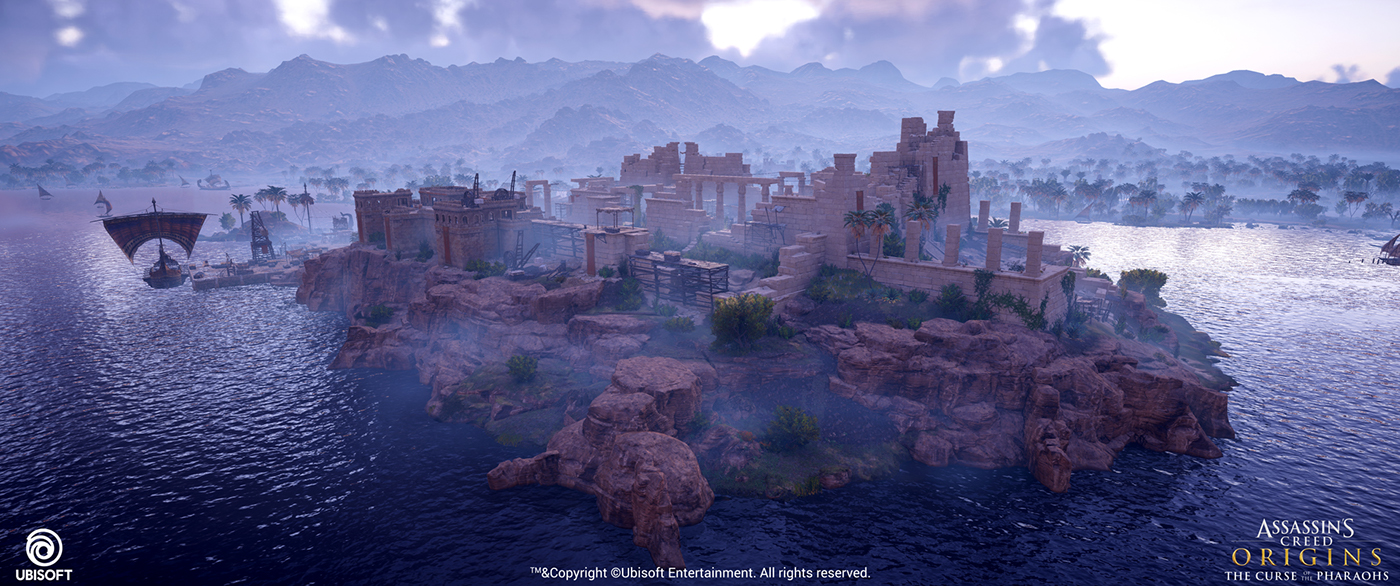 《刺客信条 | 法老诅咒》大象岛艺术设计赏析-4