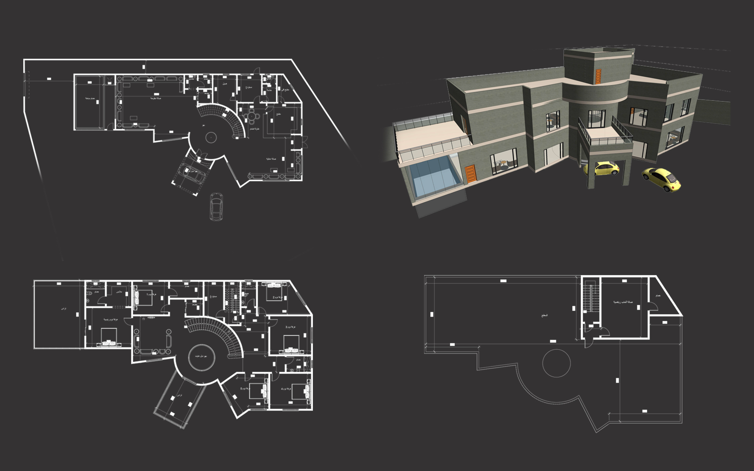 经典别墅外观设计-0