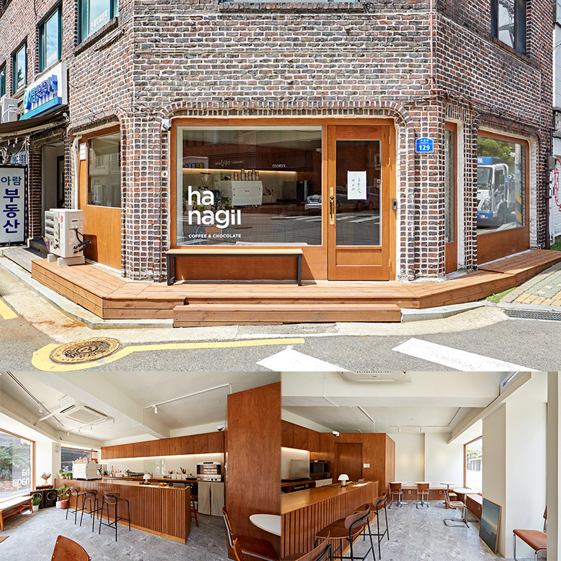 首尔“一巷设计”12 平米白色系个性咖啡厅-1