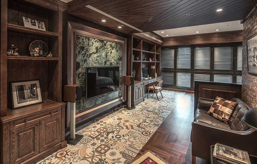 高雄复古阁楼风住宅 演绎英式优雅与工业韵味-13