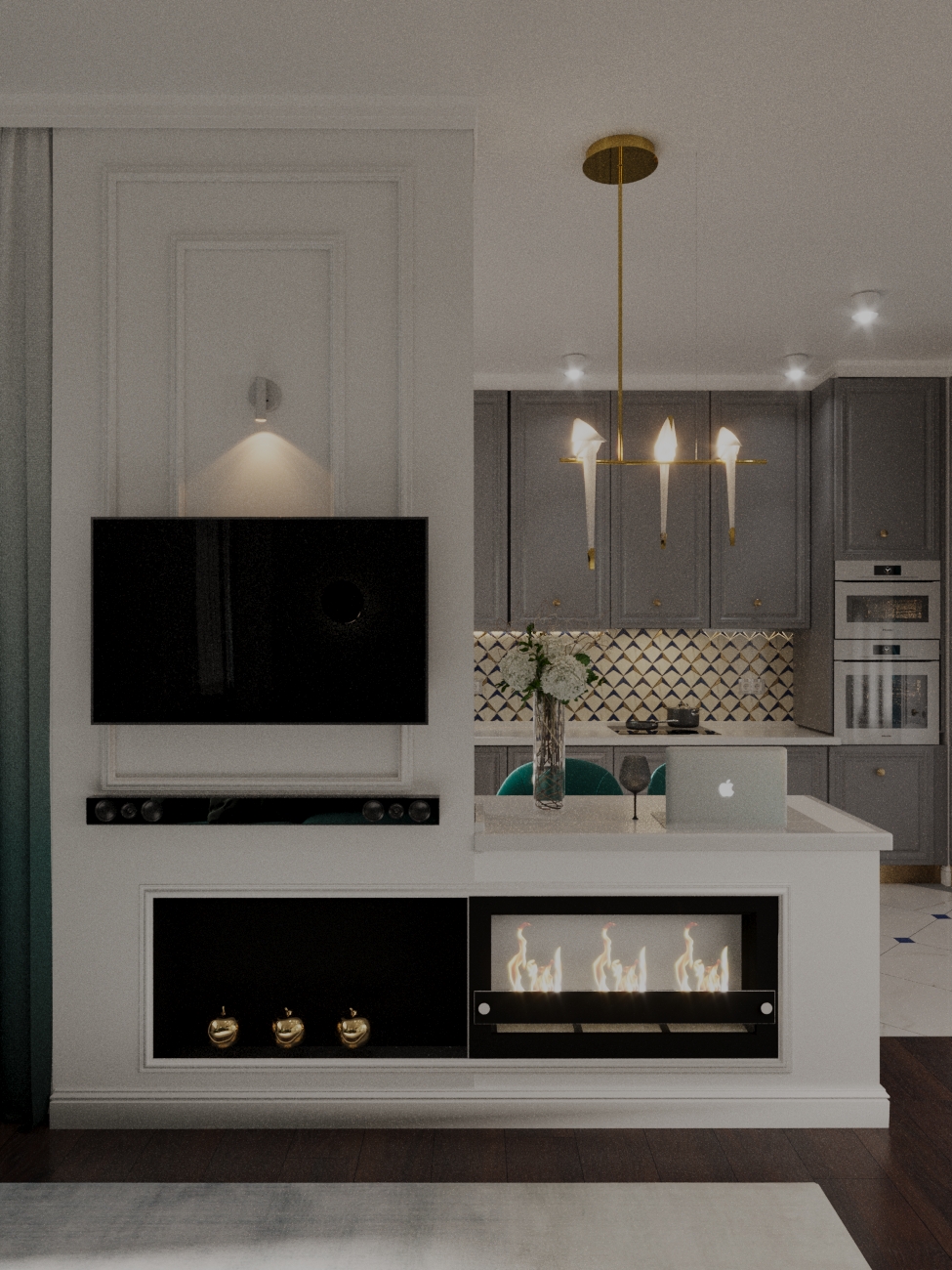 Comfortable apartment 3D visuals by Ann-5