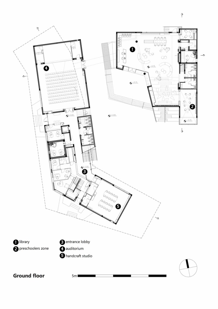 以色列 Rehovot 社区中心 | 竹子轮廓遮阳元素打造活力公共空间-2