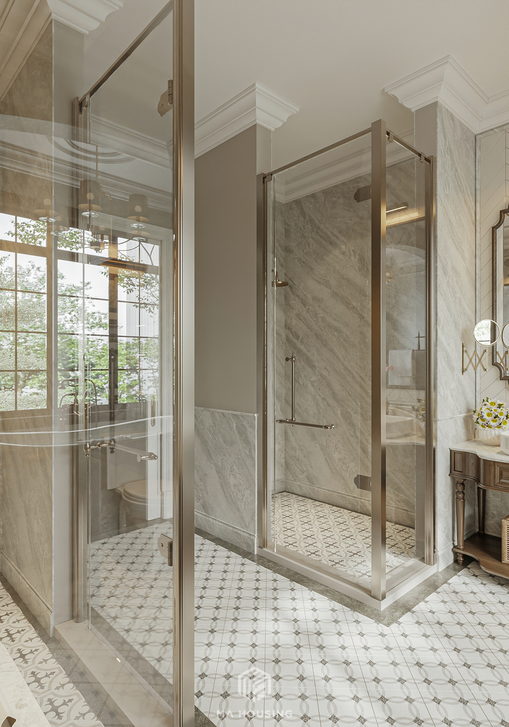 NGUYEN GIA THIEU 别墅主卧室丨越南河内丨MA housing-12