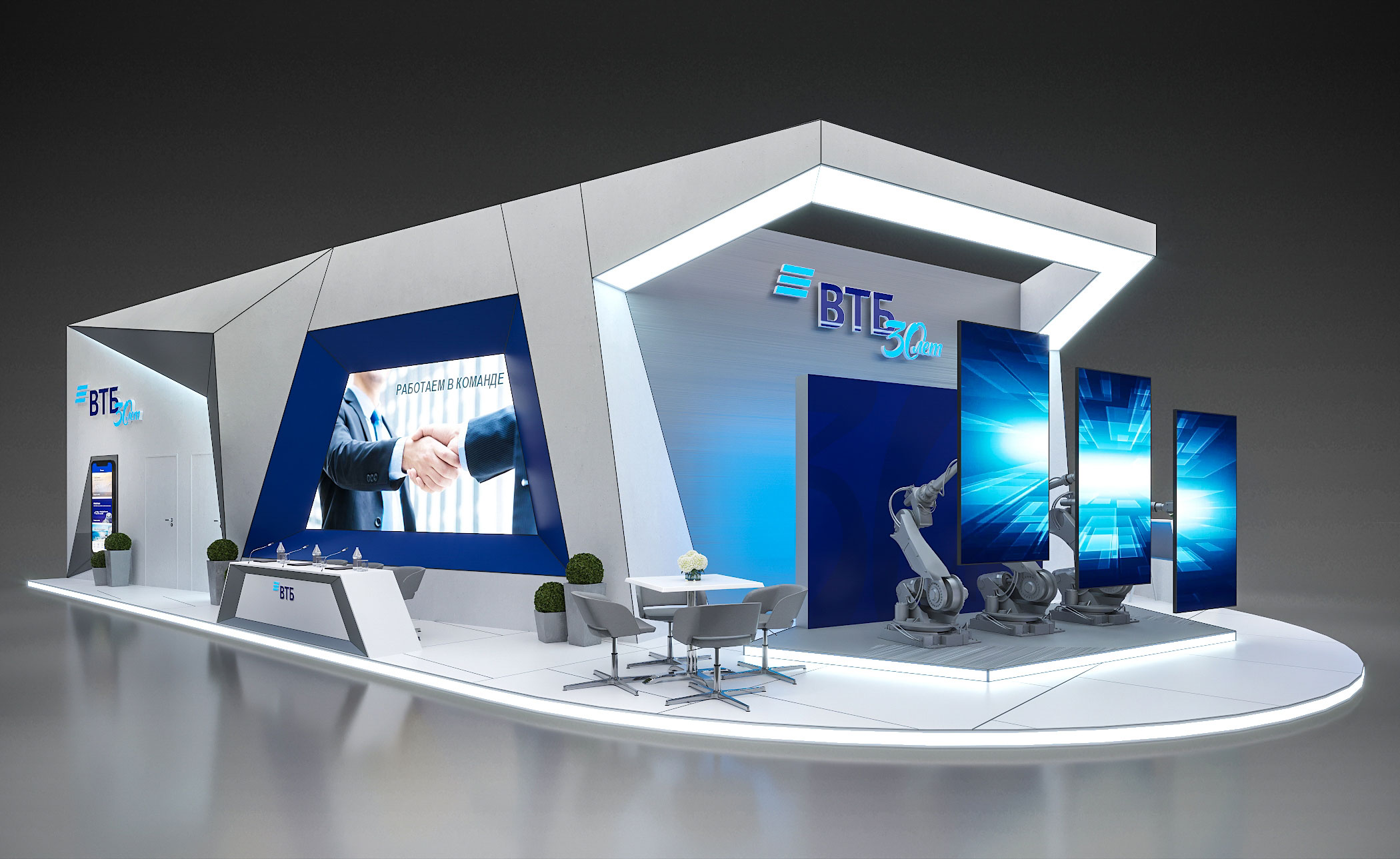 Стенд 140 метров для компании ВТБ-5
