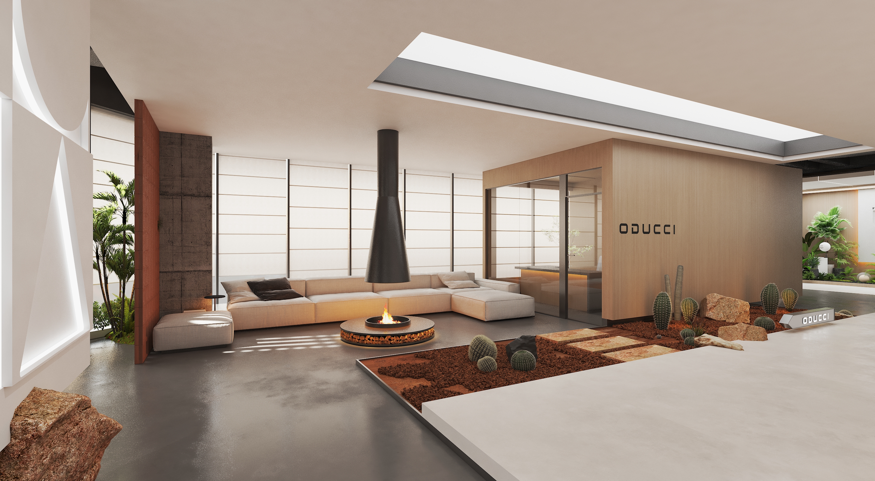 一套办公室设计图-7