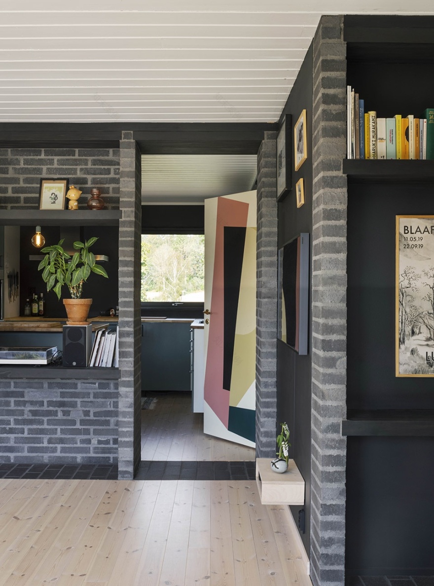 奥斯陆黑色砖墙分离白色房子室内设计丨挪威丨Austigard Arkitektur-17