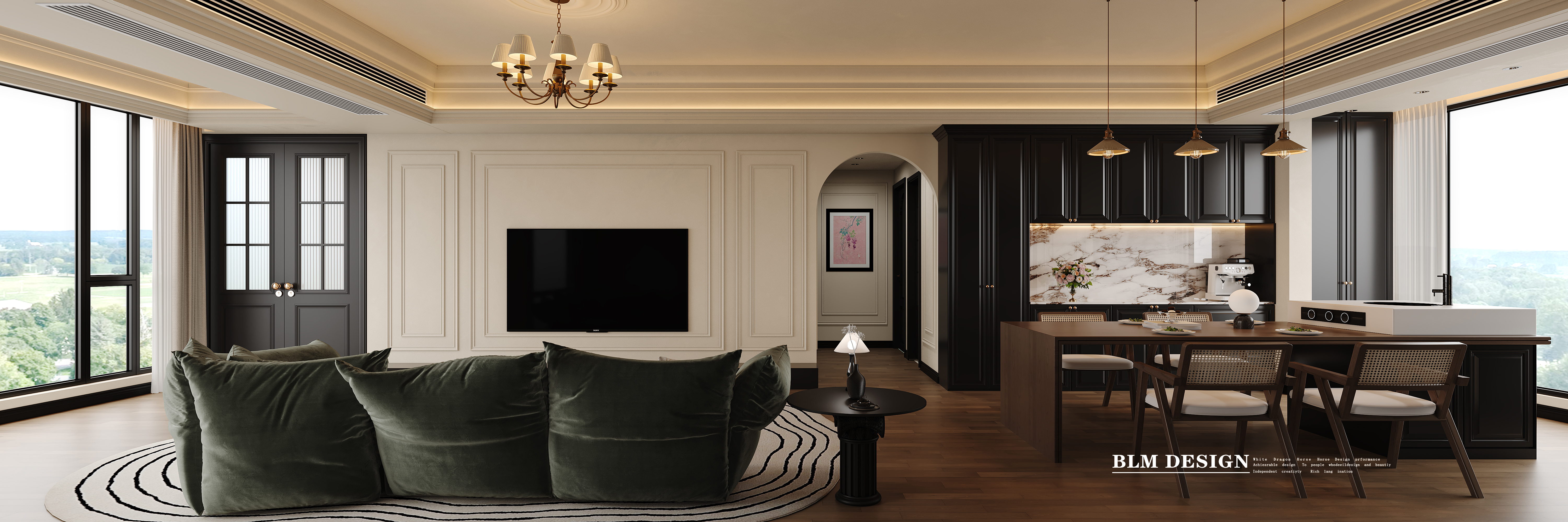 法式中古  白龙马效果图项目-6