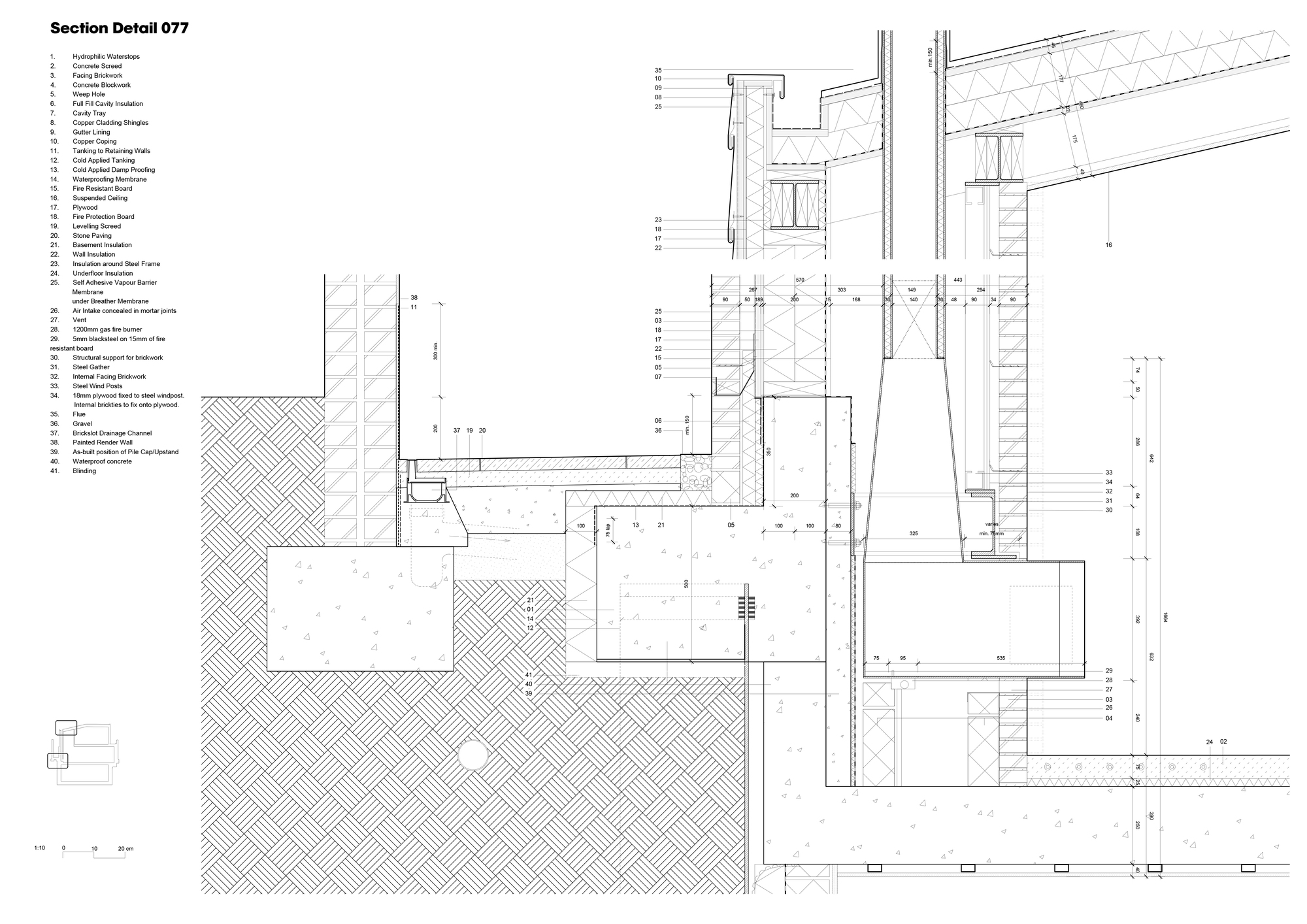 网格房屋丨英国伦敦丨Alison Brooks Architects-69