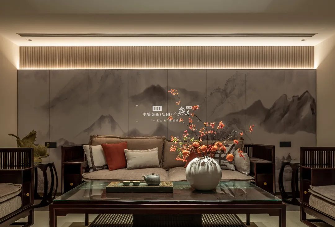 550㎡现代中式别墅丨中策装饰-10