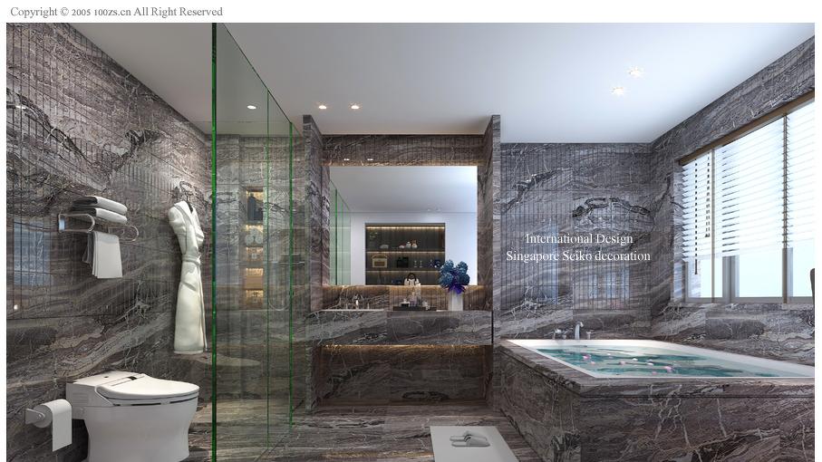 杭州观澜时代国际化风格室内设计-4