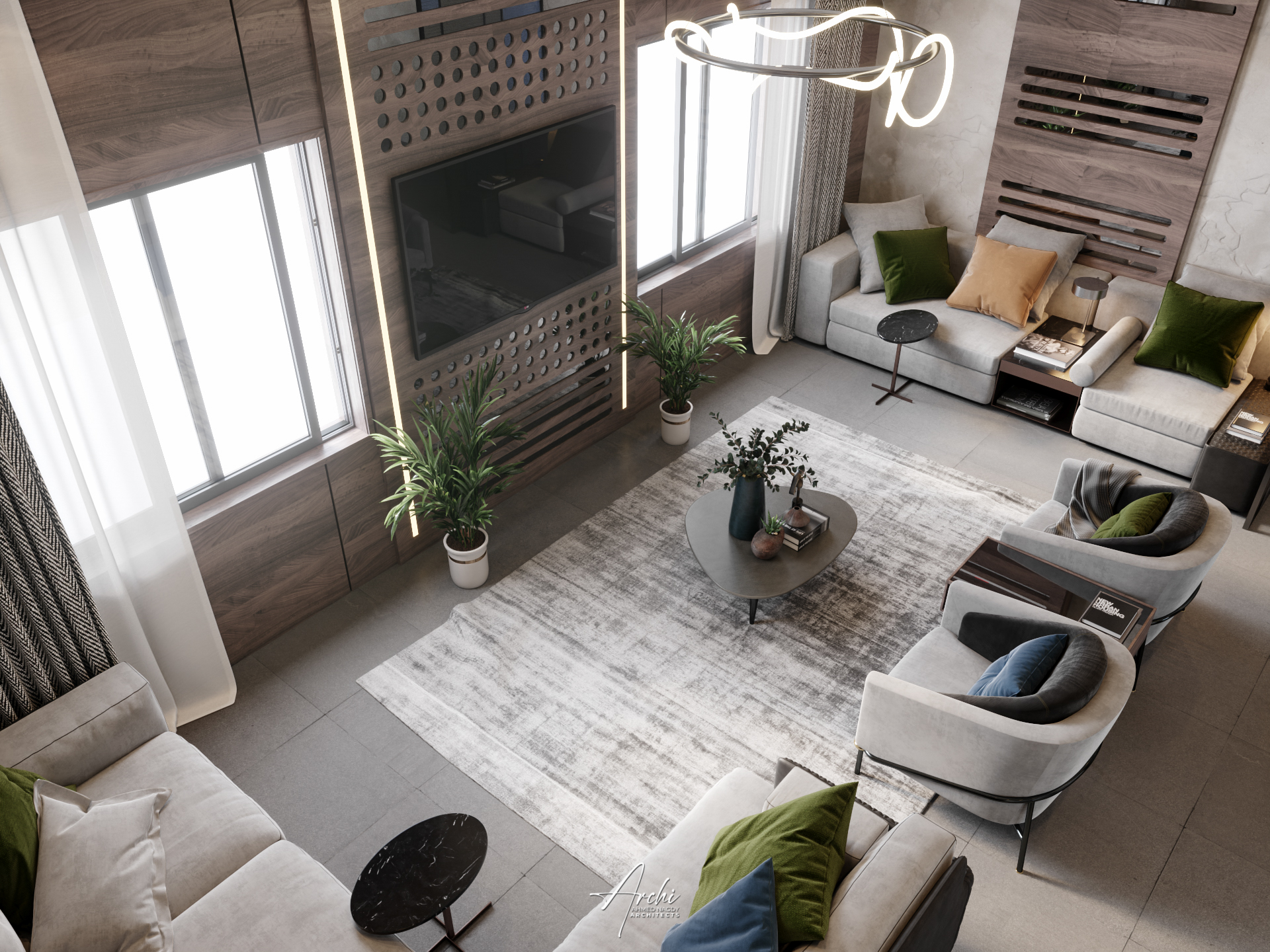 利雅得的现代公寓丨沙特阿拉伯利雅得-2