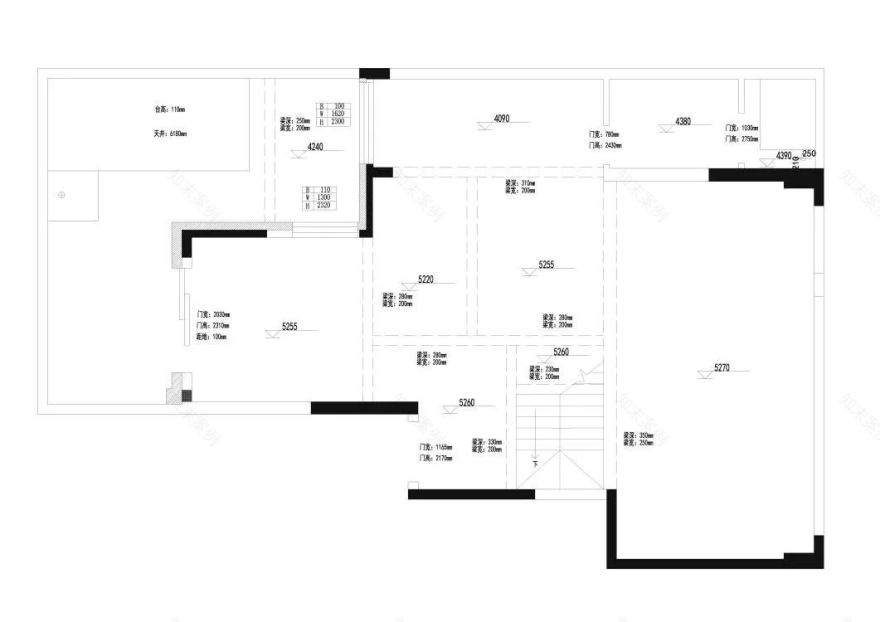 东原印未央现代下叠空间设计丨中国西安丨青马别墅设计-62