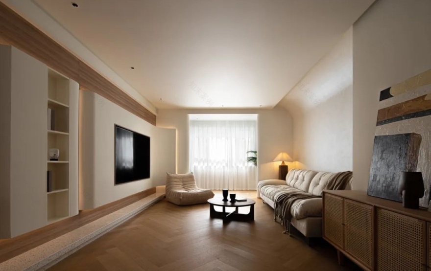 奶油原木风 · 中煤科工家属院碑林小区设计丨中国西安丨西安诺曼装饰设计有限公司-13