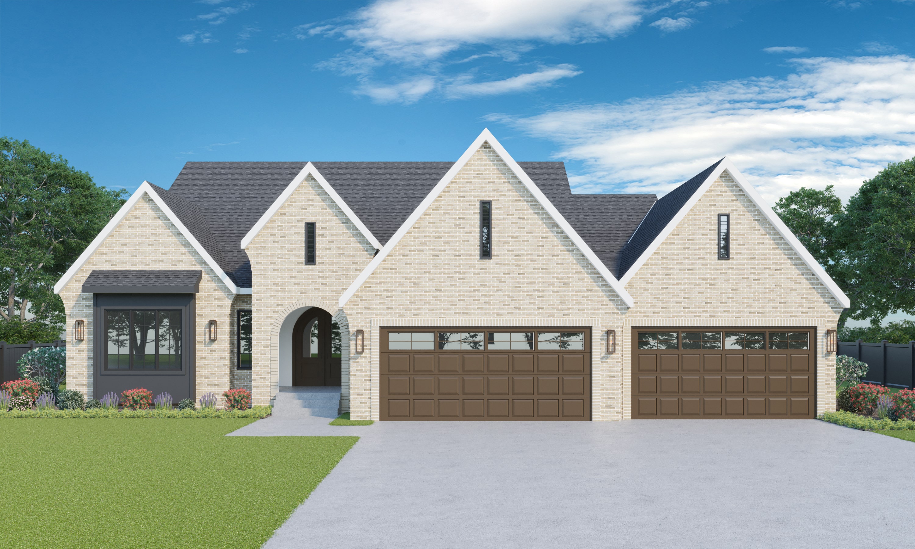 带有渲染的 SketchUp 三维模型丨The 2D3D Floor Plan Company-13