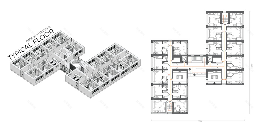 LNAA宿舍翻新(利沃夫国立艺术学院)丨乌克兰利沃夫丨Alina Nahaichuk-9
