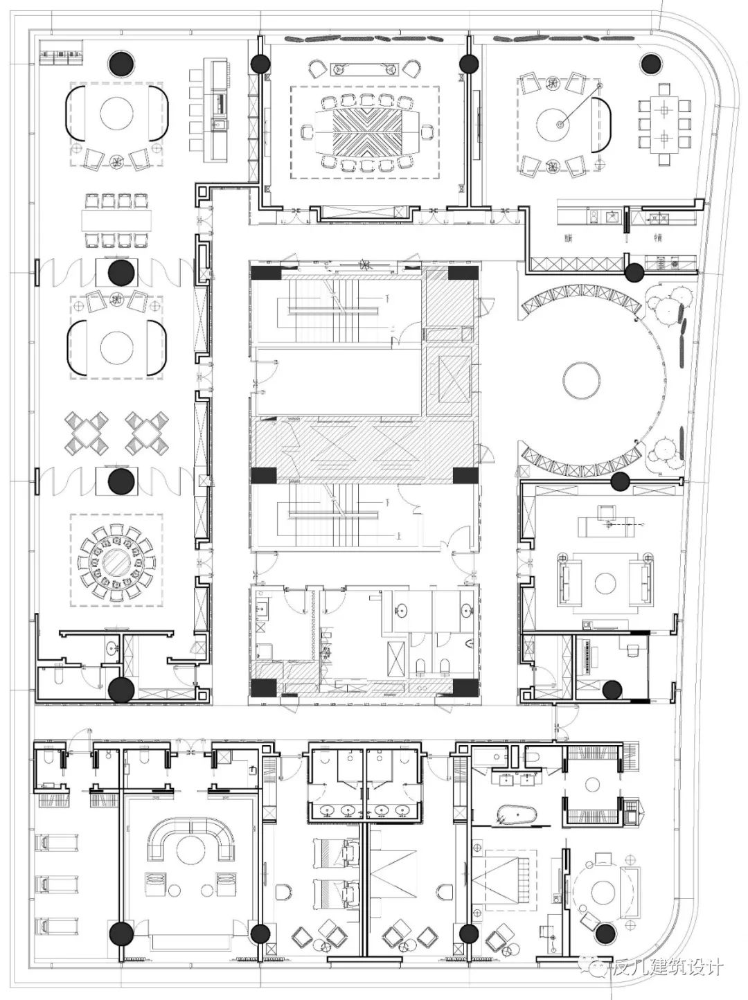 Landscape in the Air · 山水层叠 · 顶层会所改造设计丨中国南京-62