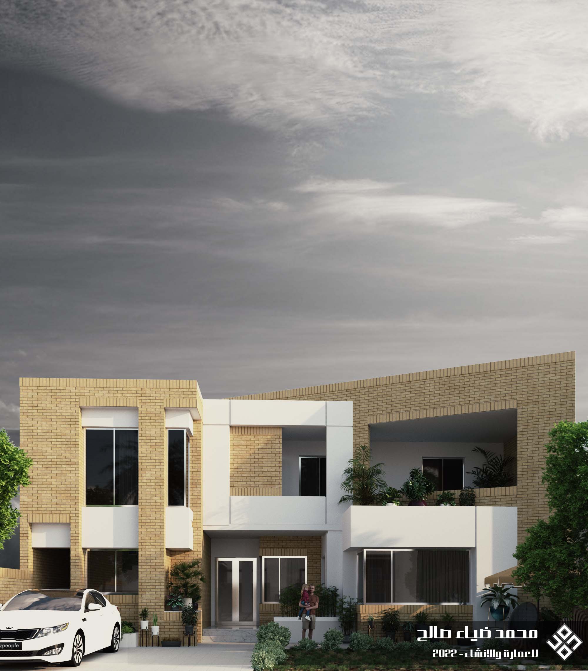 MODERN HOUSE DESIGN (BRICK)-0