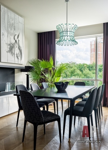 莫斯科带石膏浮雕及定制家具的现代公寓设计丨俄罗斯莫斯科丨Евдокимова Ольга,Зайцева Олеся-21