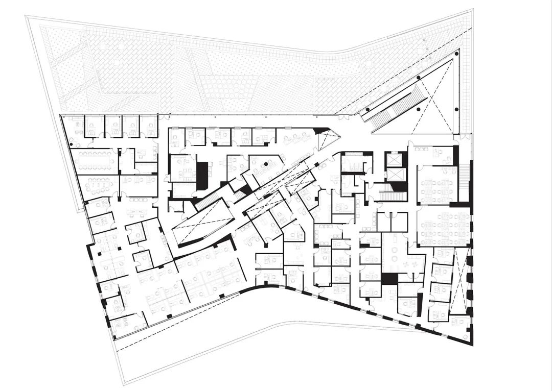 摩根州立大学学生服务中心丨美国巴尔的摩丨Teeple Architects 与 GWWO Architects-105