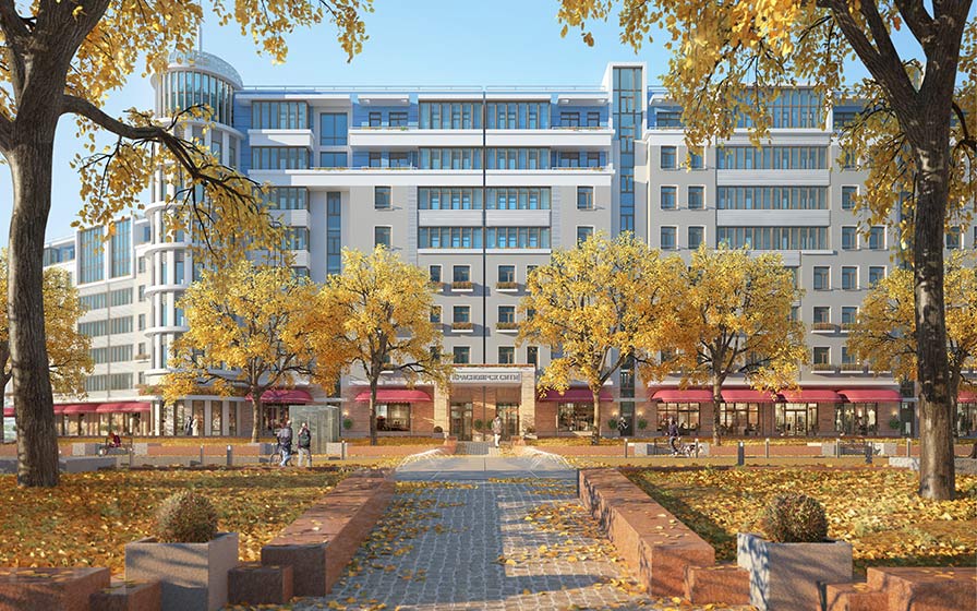 クラスノヤルスク・シティ“Preobrazhensky”（No1、No21街区） | 都市計画・マスタープラン | Projects | NIKKEN SEKKEI LTD-2