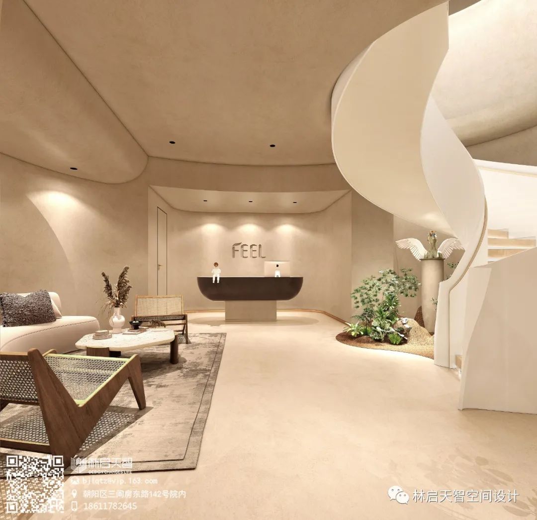 剪艺人生美发沙龙&FEEL 国际高科抗衰设计丨中国北京丨林启天智(北京)建筑工程设计有限责任公司-9