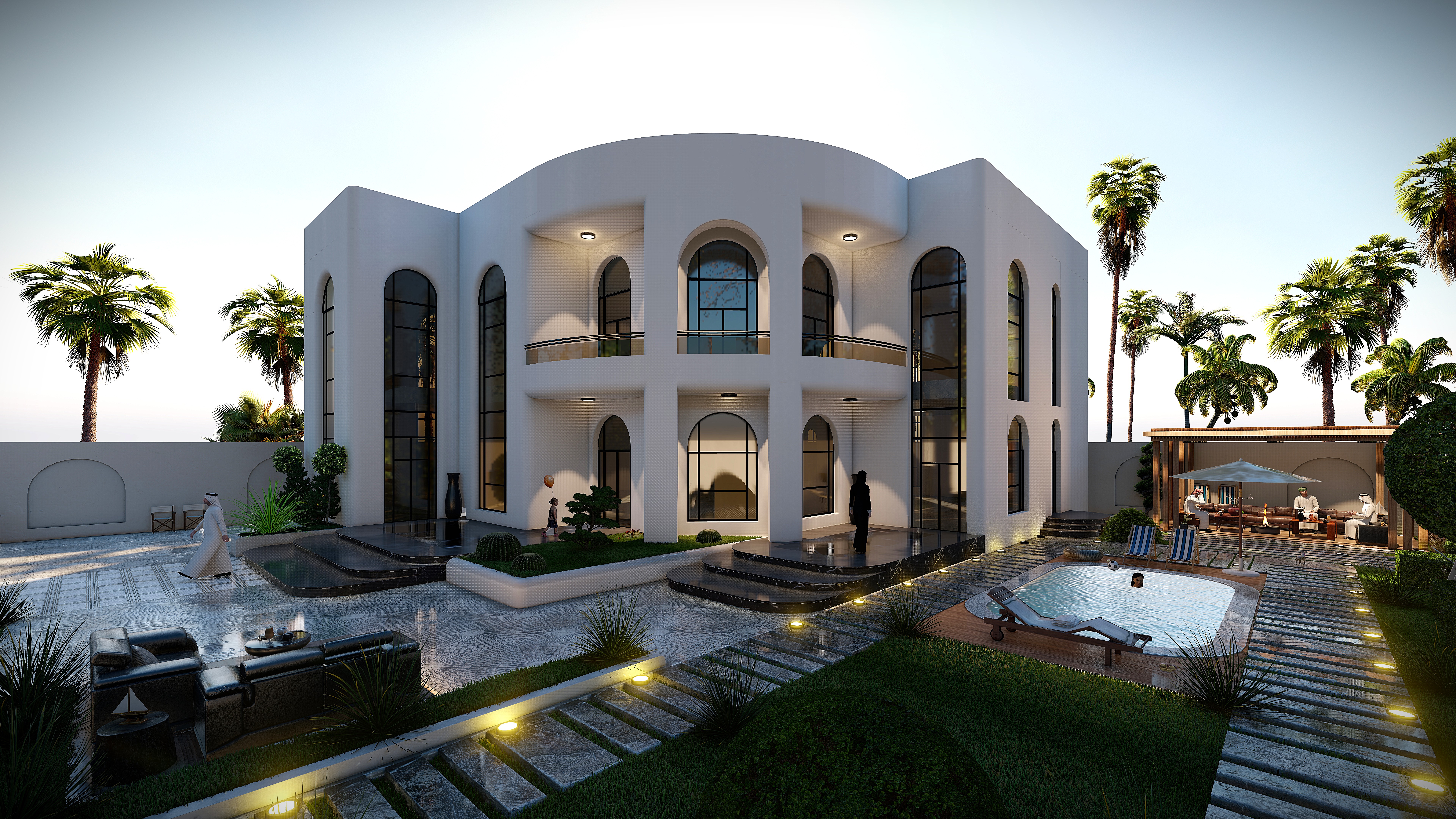 自建别墅丨阿联酋阿布扎比-12