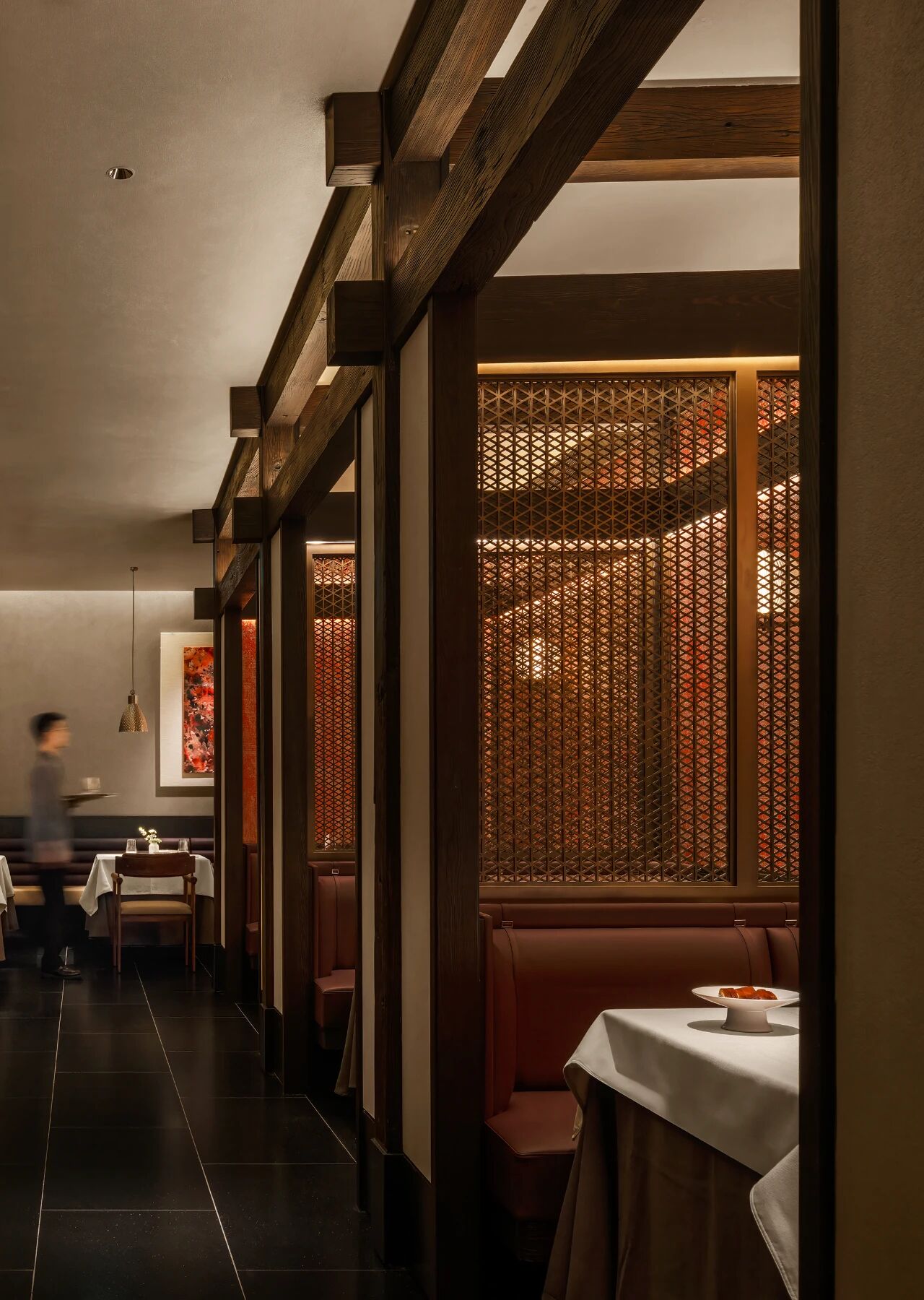 四季民福新加坡首店丨屋里门外设计-18