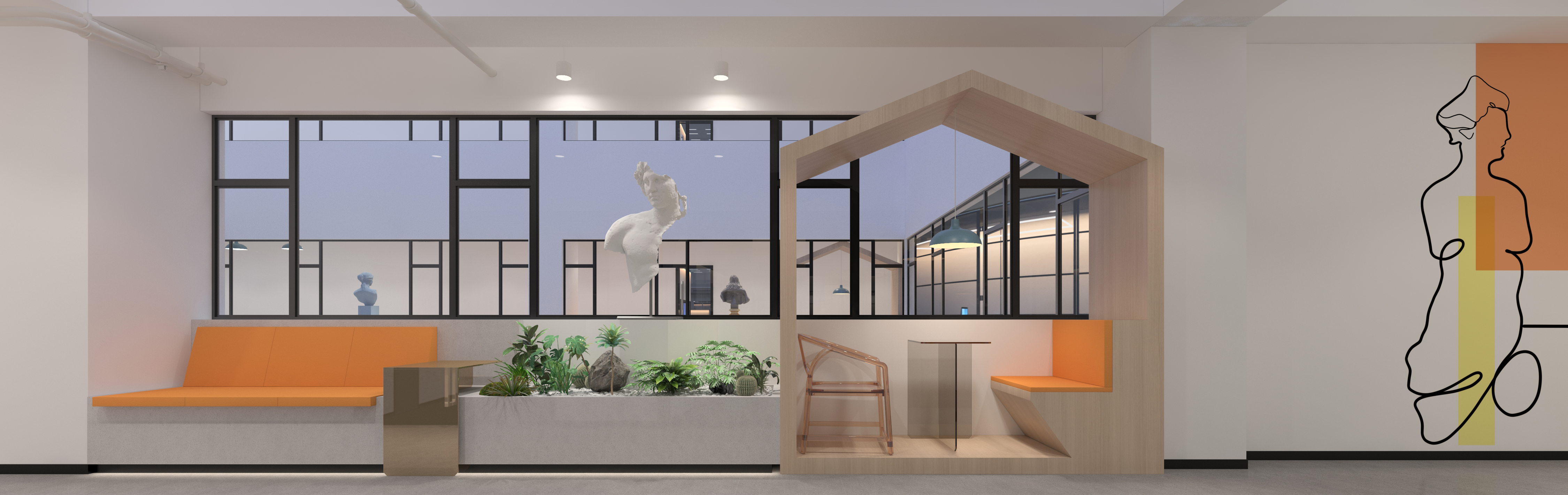 广州某艺术园区大楼公共区域升级改造-7