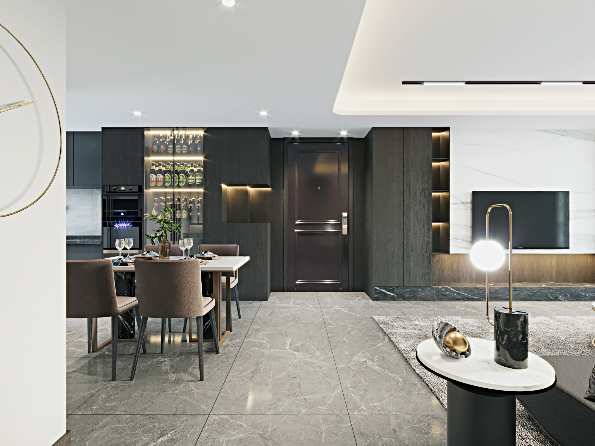 知名设计师打造极致光影空间，夜幕下的温馨港湾-4