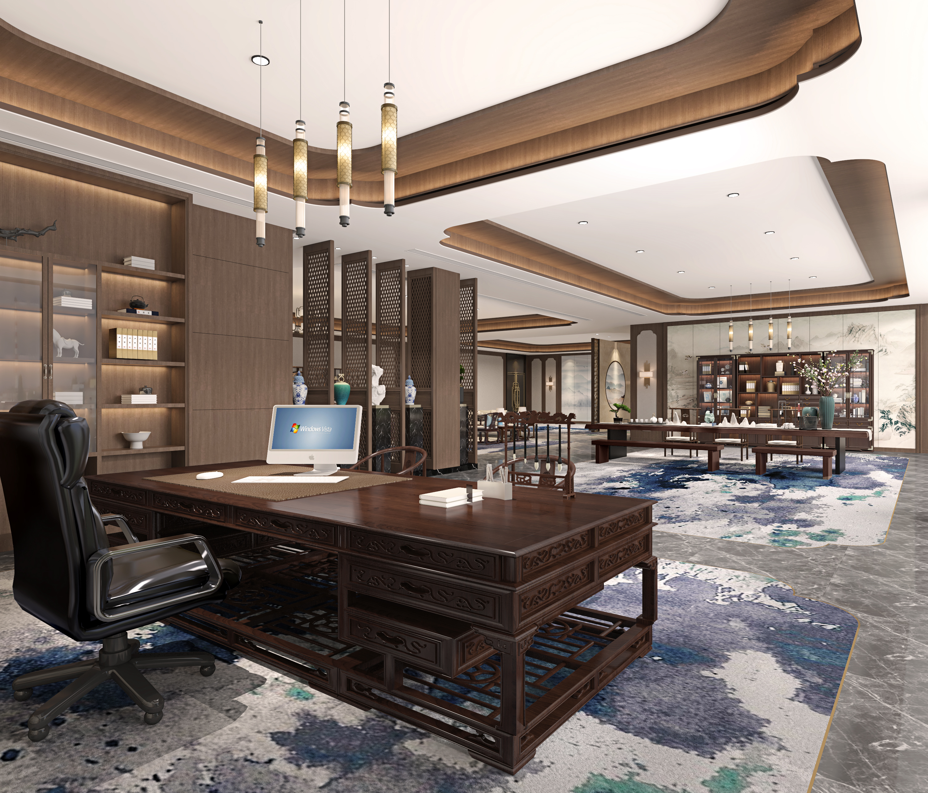 工装会所办公室-1