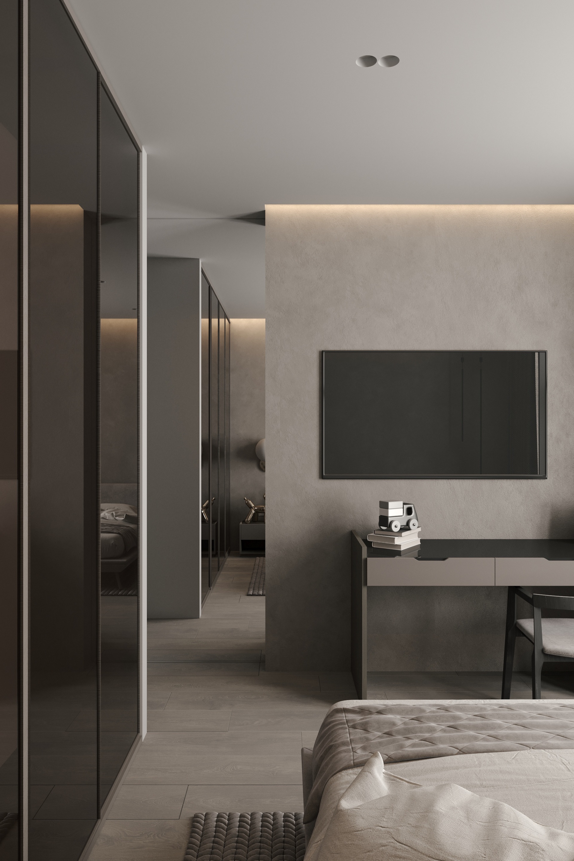 ArtPartner /亚麻+灰褐色的高级空间-18