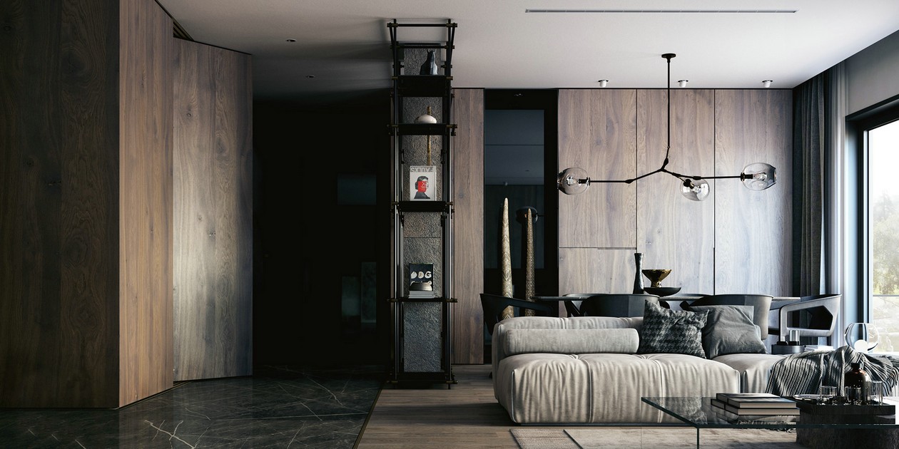 打造沉稳理性的住宅空间-1