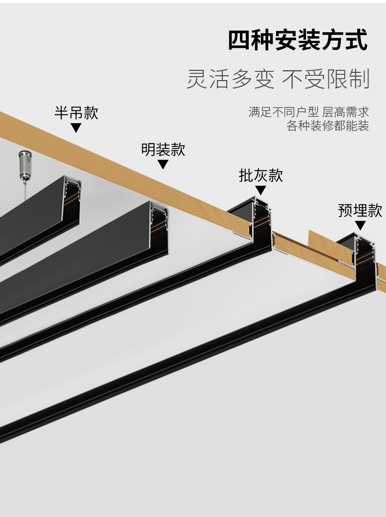 无主灯设计磁吸灯 全家福来了-5