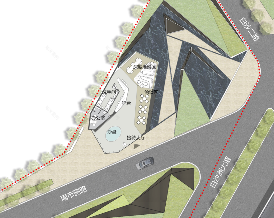 上海天华建筑设计丨武汉万科城市之光展示中心 建筑设计 丨中国武汉-50
