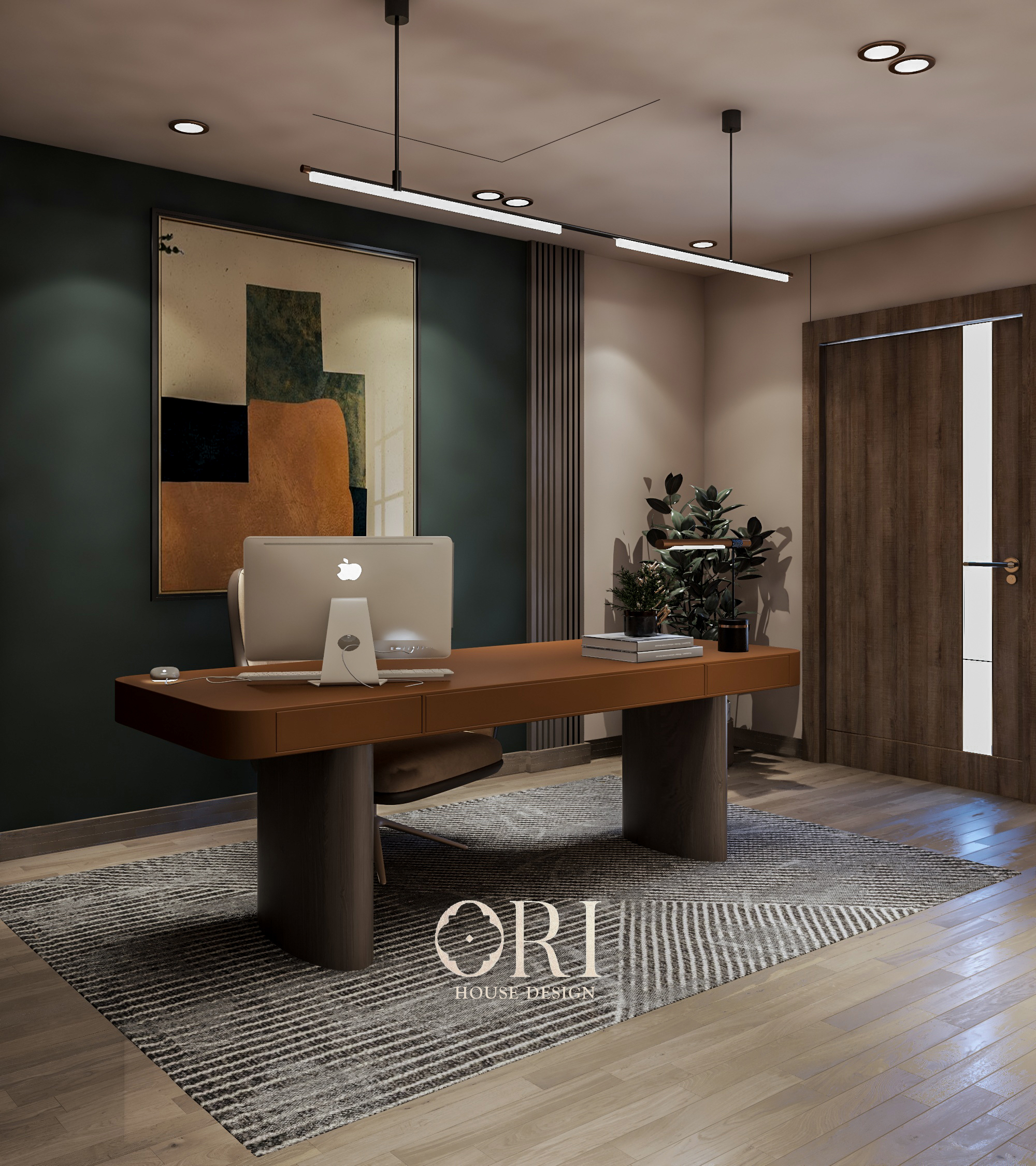 Contemporary office room-3