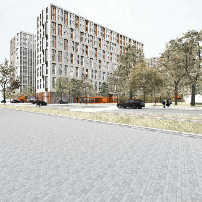 “Дом у причала”（“ЗилАрт”住宅综合体部分地块）丨Сергей Скуратов ARCHITECTS-101