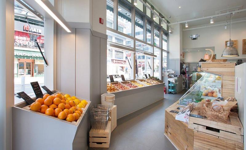 温暖简约 17 坪水果咖啡厅设计-6