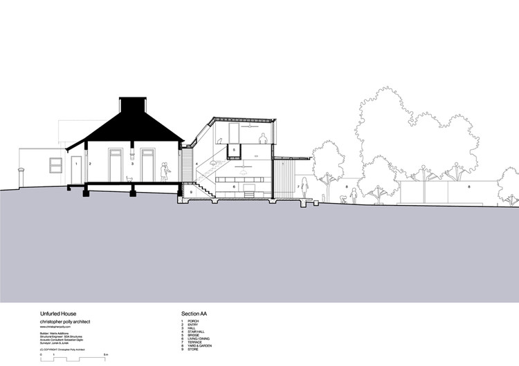 铰接式两层框架体积与原住宅环境完美融合-12