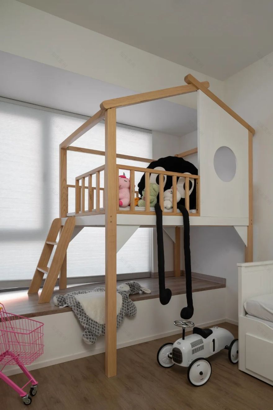 120㎡高楼层三口之家改造案例丨中国重庆-64