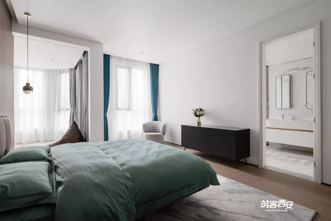 西安胡剑新作 | 400㎡大平层住宅,满足三代人五只猫的舒适生活-78