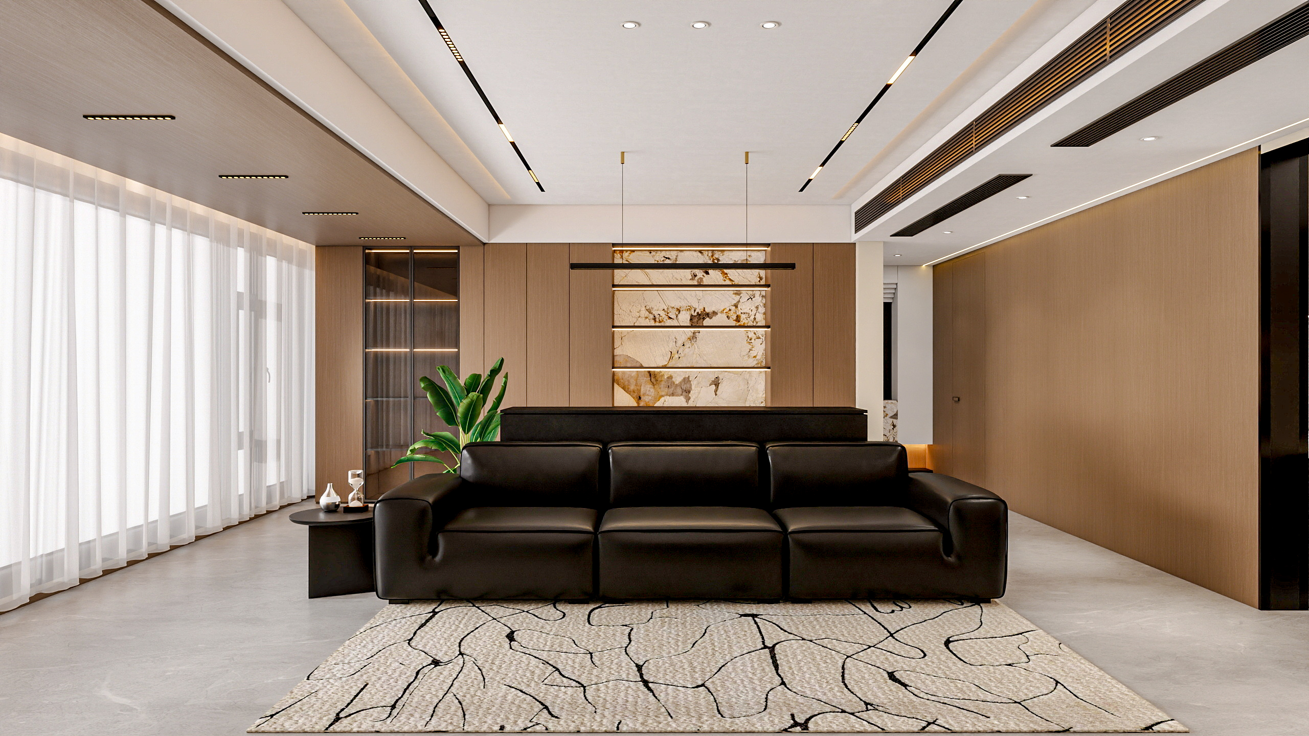 四川成都锦熙华庭鹭湾一号（138平方意式极简三居室）-1