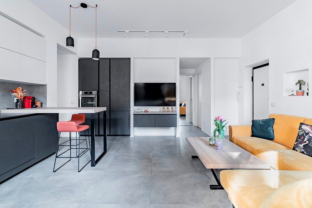 Casa T4 公寓室内设计丨意大利罗马丨Caleidoscopio Architettura-4