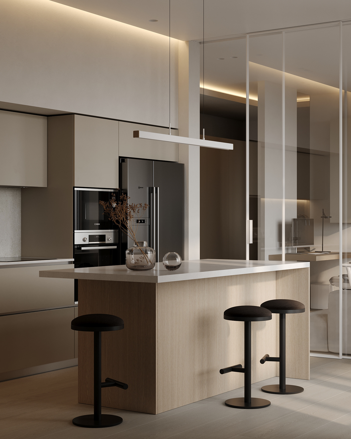 中性色系小空间公寓设计 超有范儿！-8