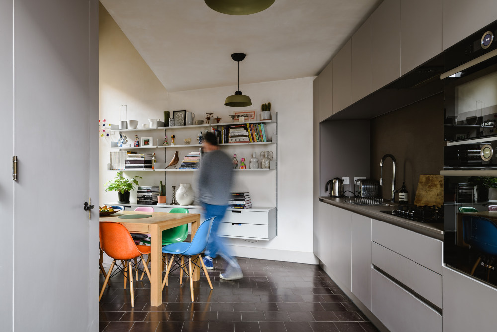 五层楼的现代空间 | 设计师 Eudon Choi 与 Neil Byrne 的家-3