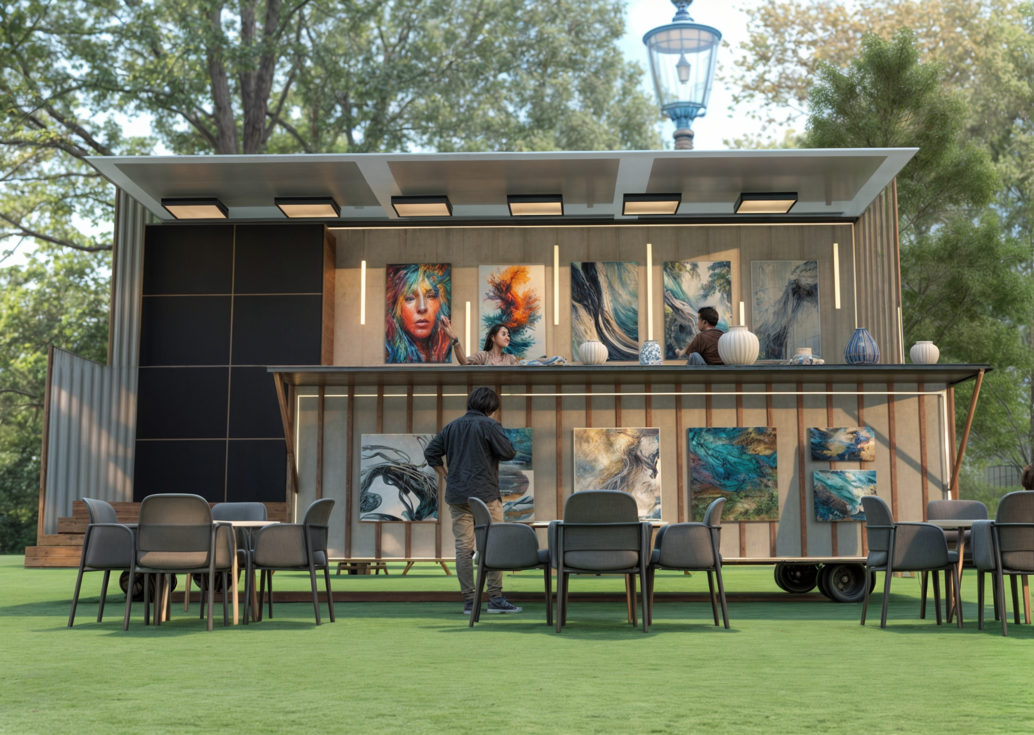 移动艺术单元·安托尼亚德斯公园丨埃及亚历山大-10