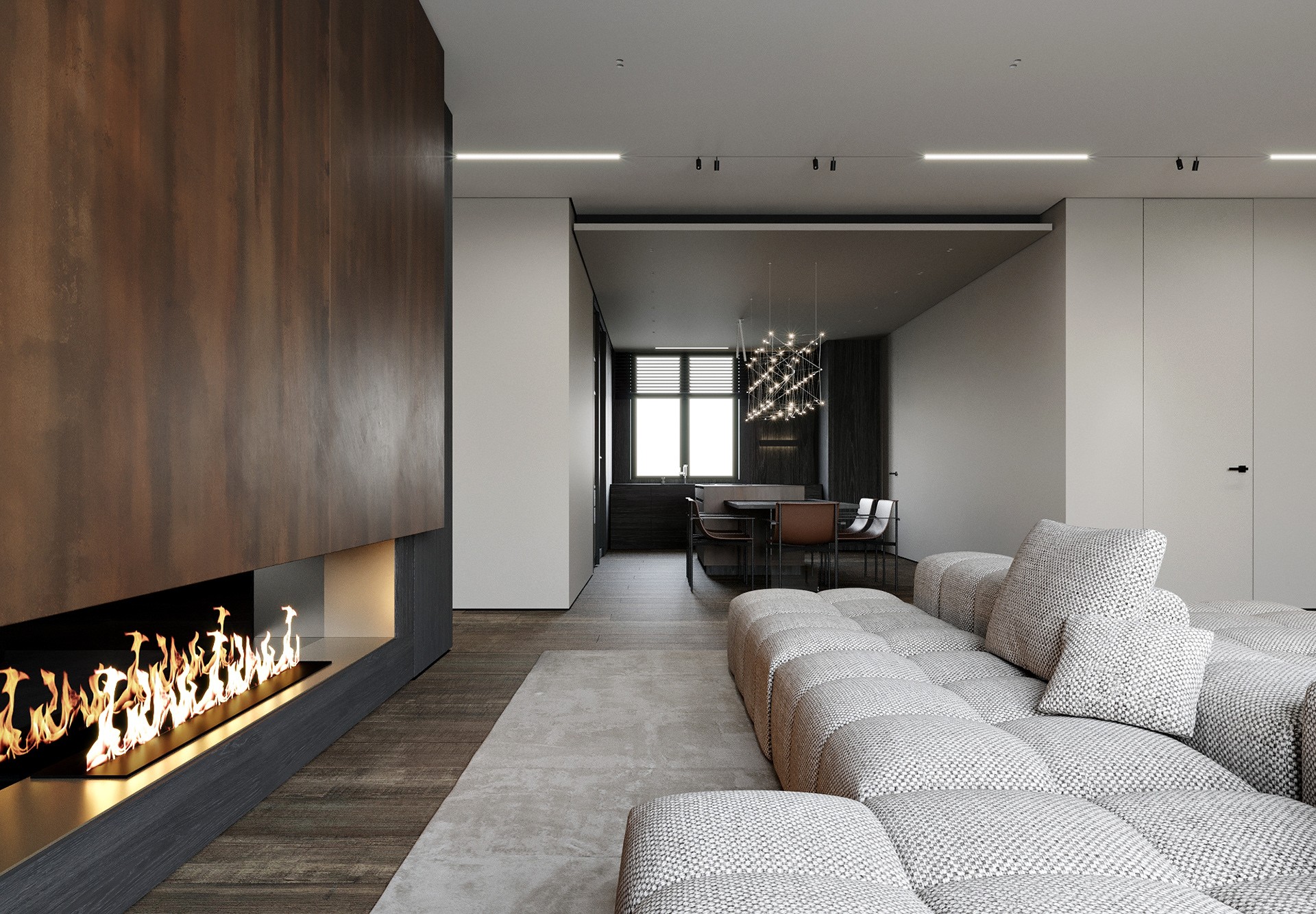 255平，大户型黑色简约系-4