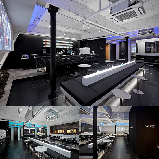 "韩国现代简约风格咖啡厅设计"-1